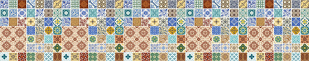 Waschbeckenrückwand Patchwork