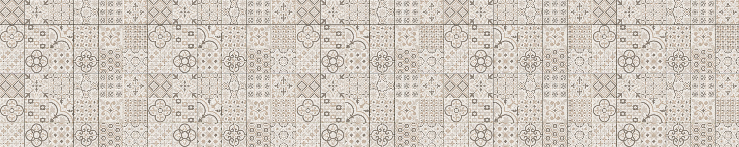 Waschbeckenrückwand Patchwork