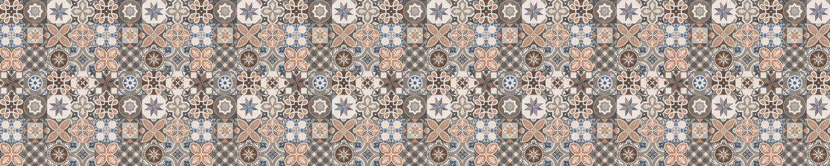 Badrückwand Patchwork