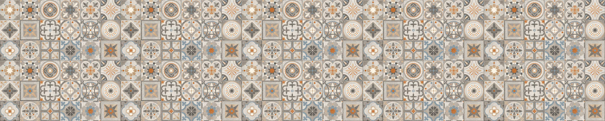 Badrückwand Patchwork