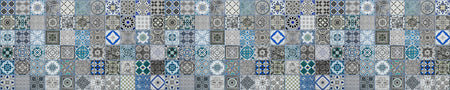 Badrückwand Patchwork