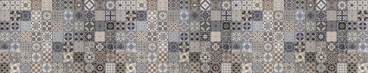 Badrückwand Patchwork