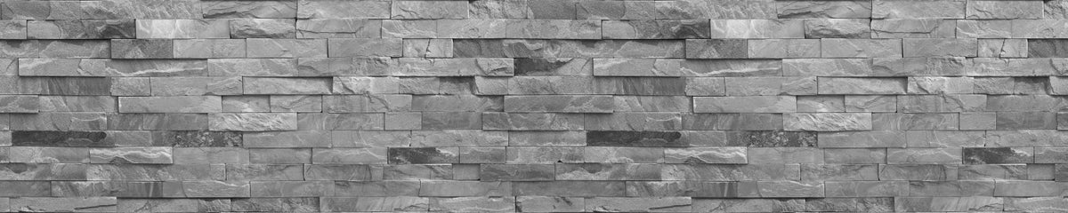 Badrückwand Steinoptik