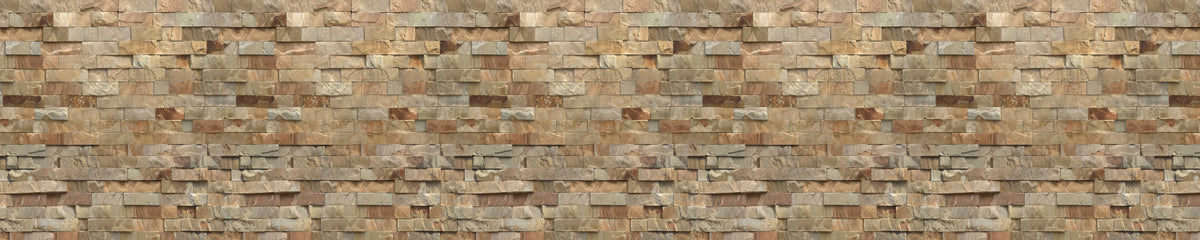Badrückwand Steinoptik