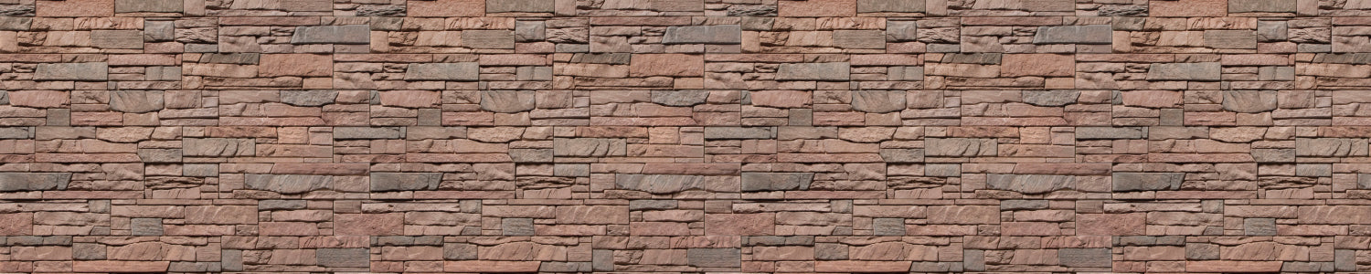 Badrückwand Steinoptik