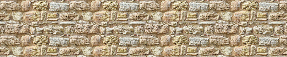 Badrückwand Steinoptik