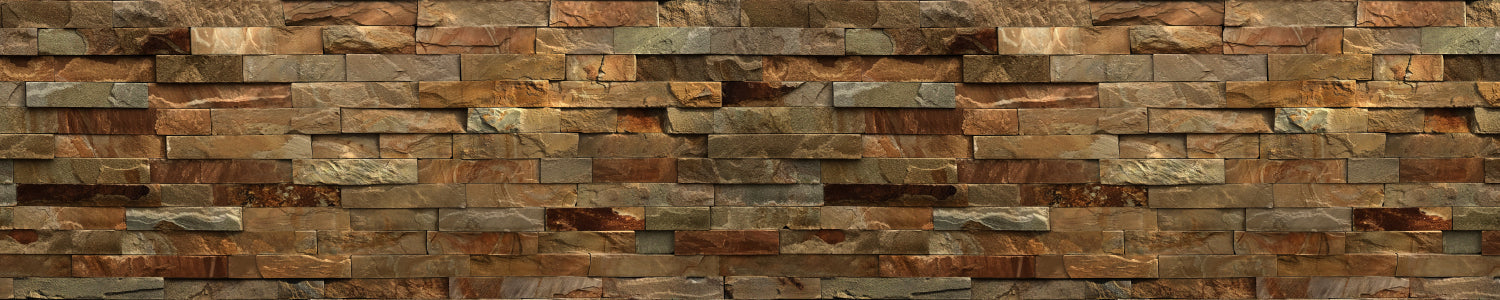 Waschbeckenrückwand Steinoptik