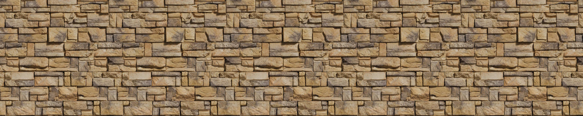Badrückwand Steinoptik