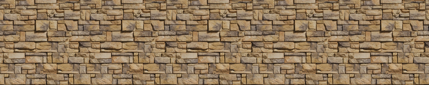 Waschbeckenrückwand Steinoptik