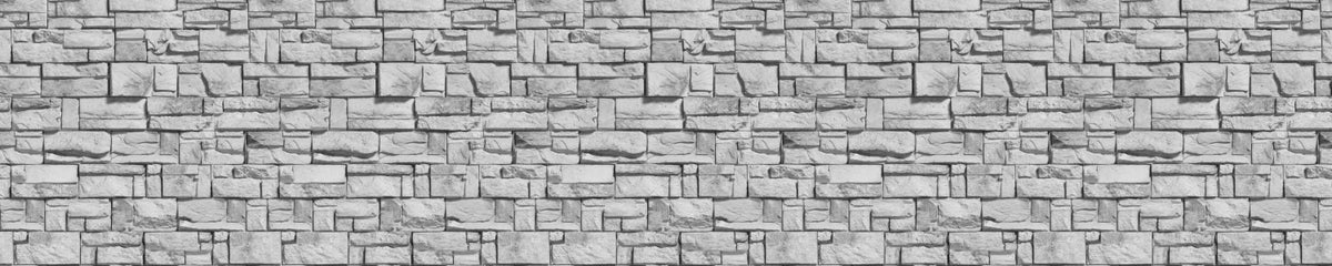 Badrückwand Steinoptik