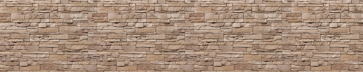 Badrückwand Steinoptik