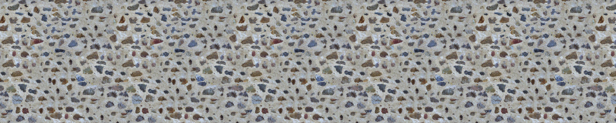 Badrückwand Steinoptik