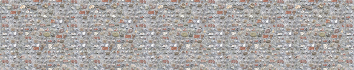 Badrückwand Steinoptik