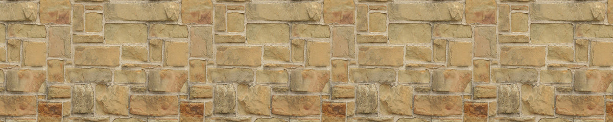 Badrückwand Steinoptik
