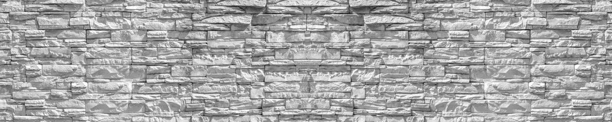 Badrückwand Steinoptik