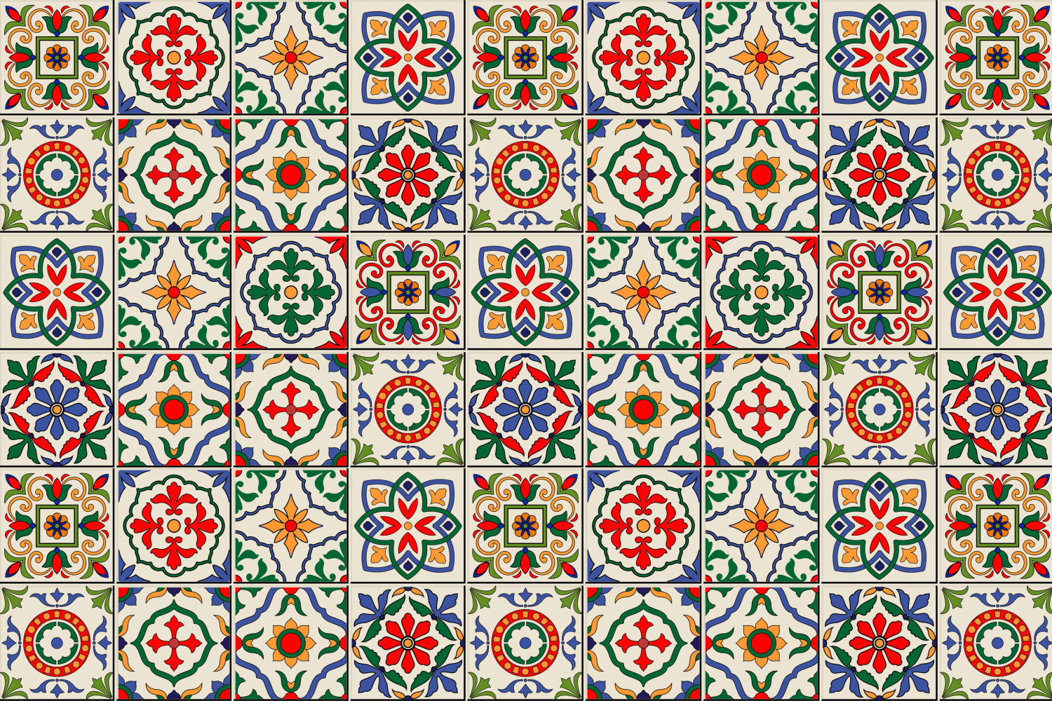 Waschbeckenrückwand Patchwork
