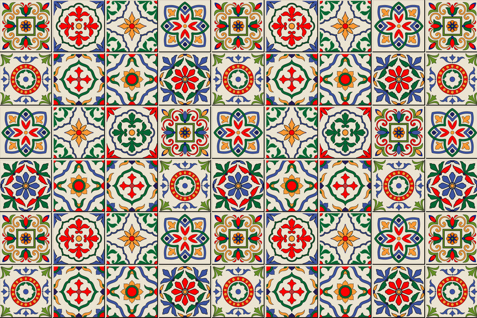 Badrückwand Patchwork