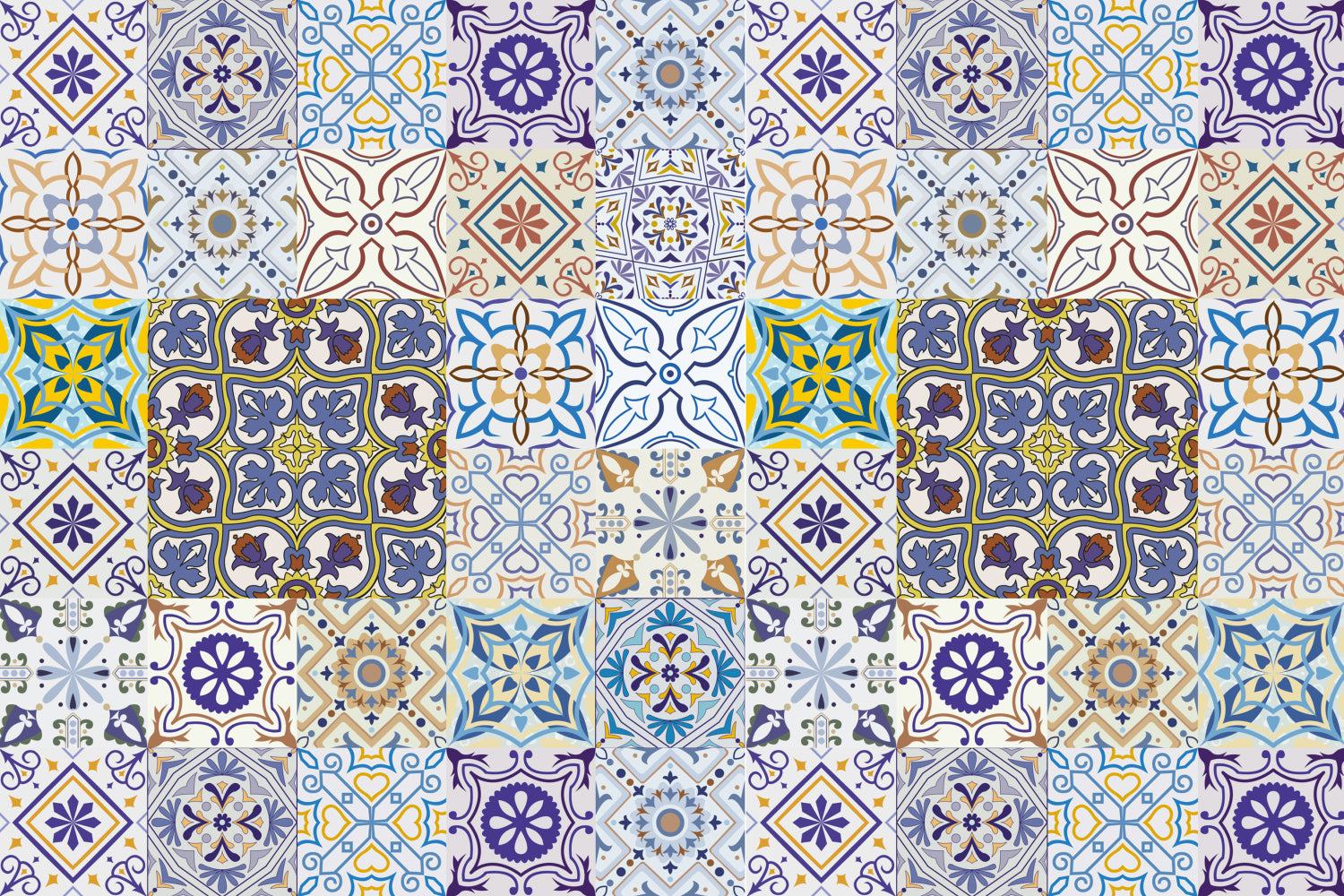 Badrückwand Patchwork