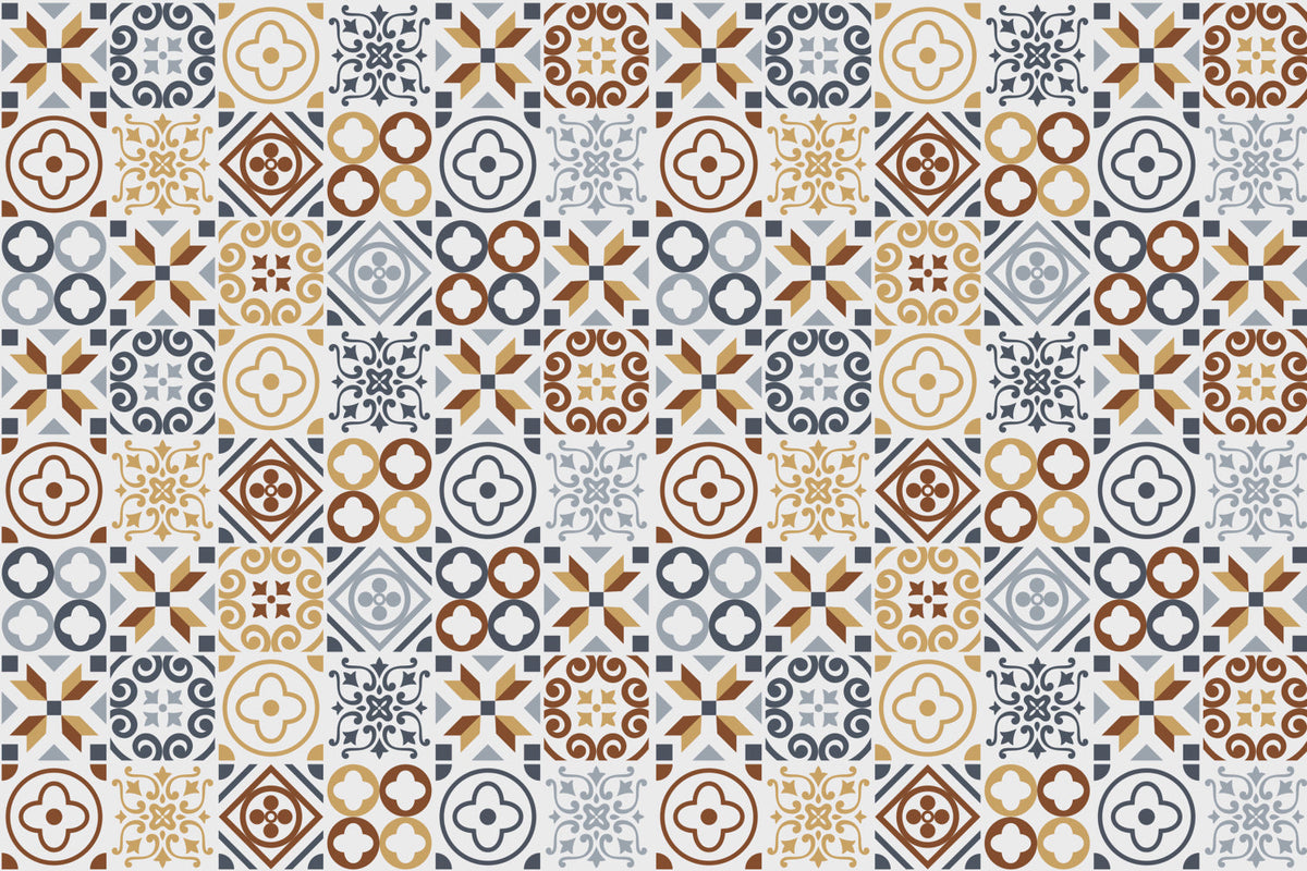 Waschbeckenrückwand Patchwork