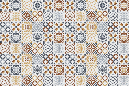Waschbeckenrückwand Patchwork