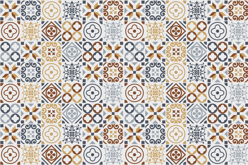 Badrückwand Patchwork