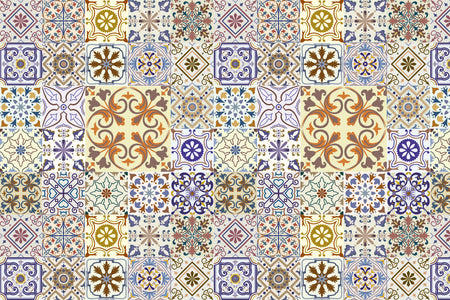 Badrückwand Patchwork