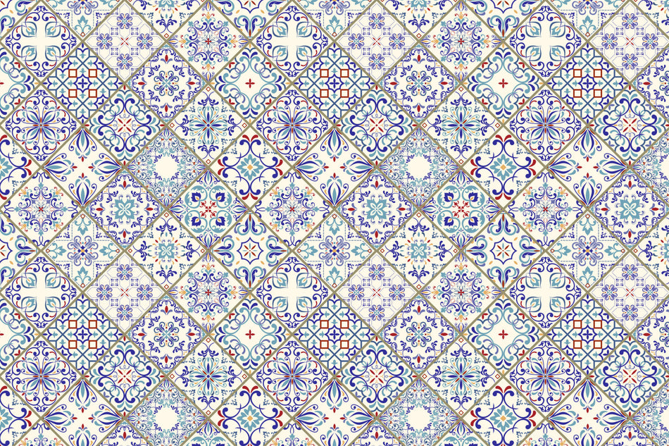 Waschbeckenrückwand Patchwork