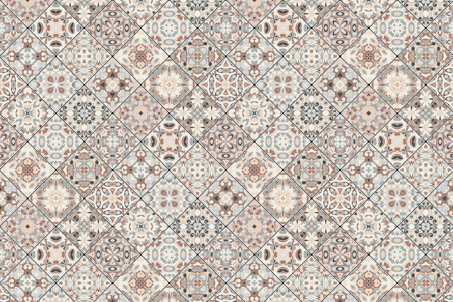 Waschbeckenrückwand Patchwork