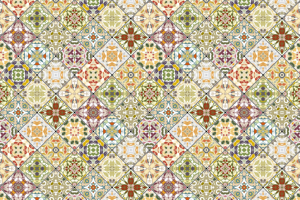 Badrückwand Patchwork