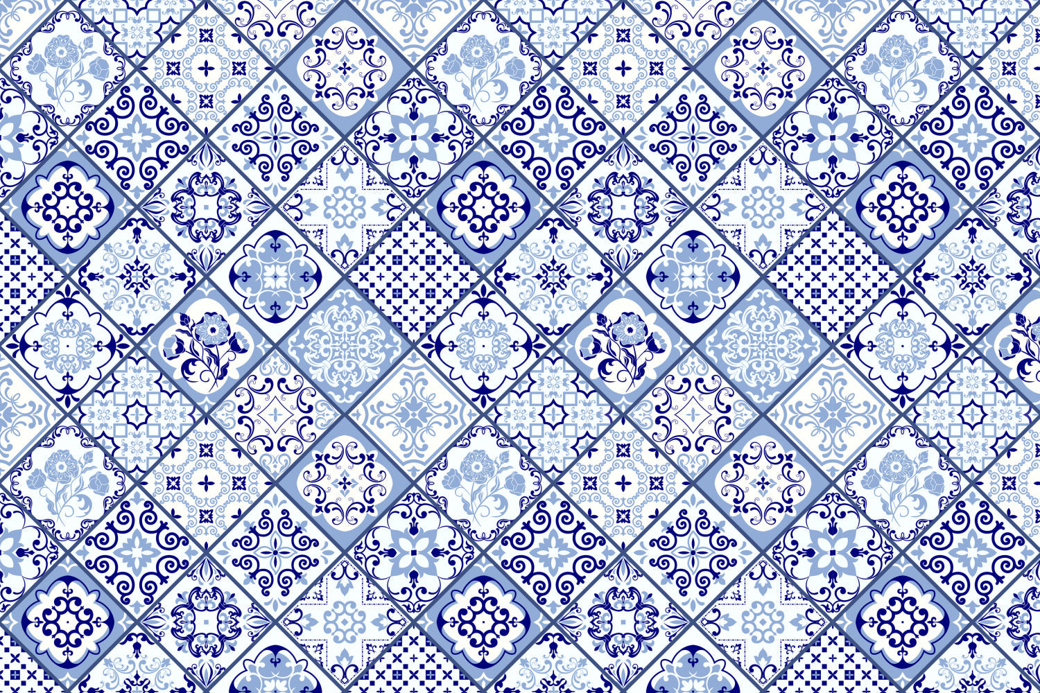 Waschbeckenrückwand Patchwork