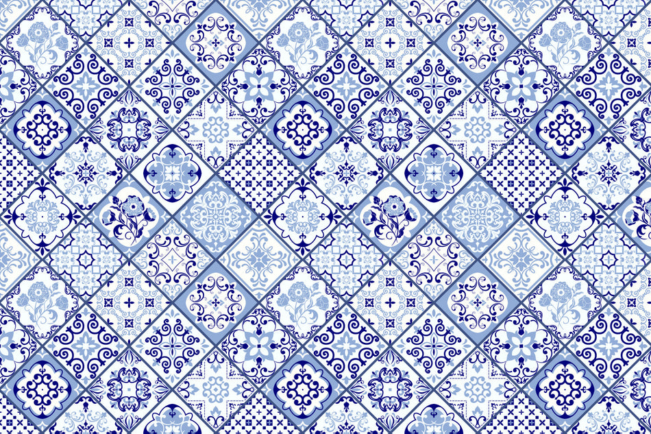 Waschbeckenrückwand Patchwork