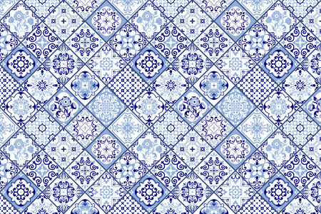 Badrückwand Patchwork