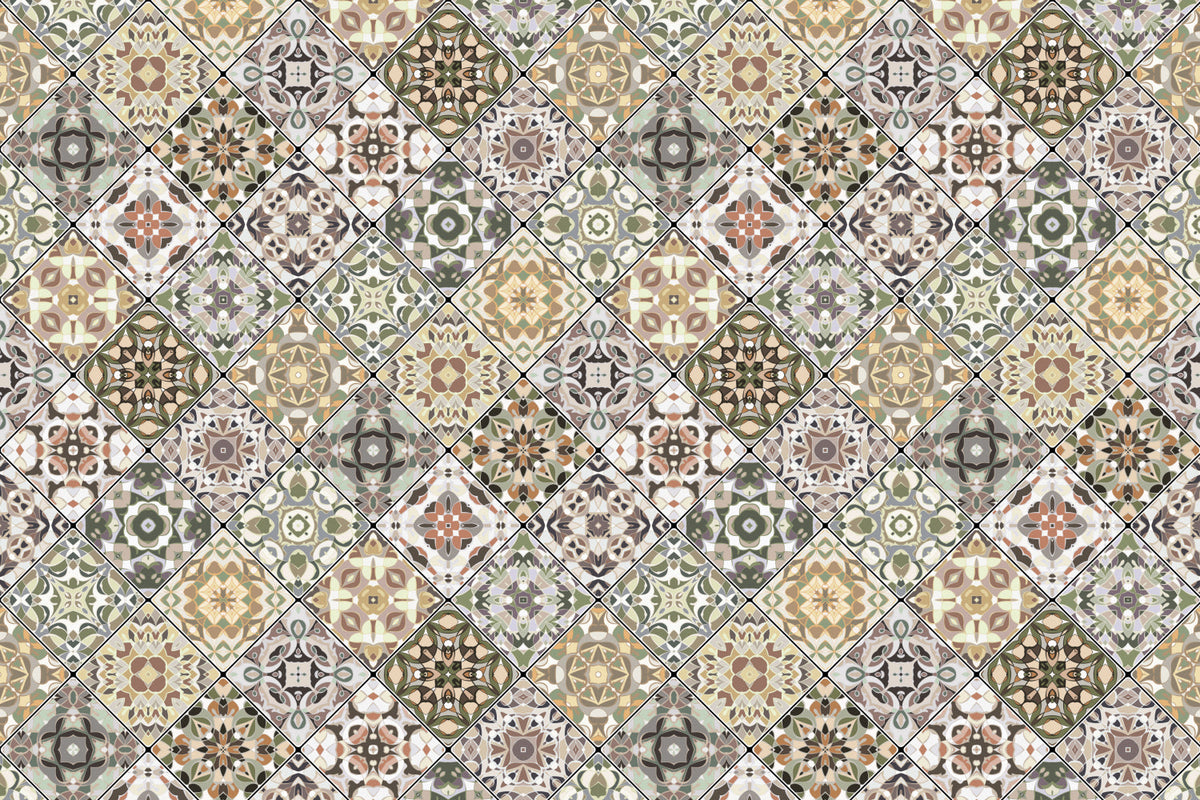 Waschbeckenrückwand Patchwork