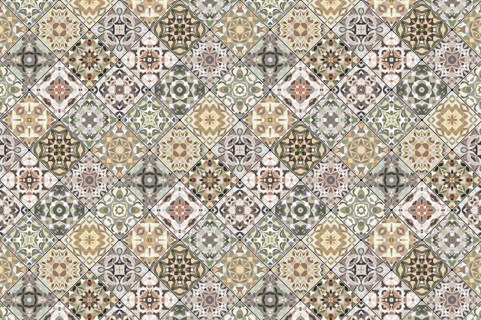 Waschbeckenrückwand Patchwork