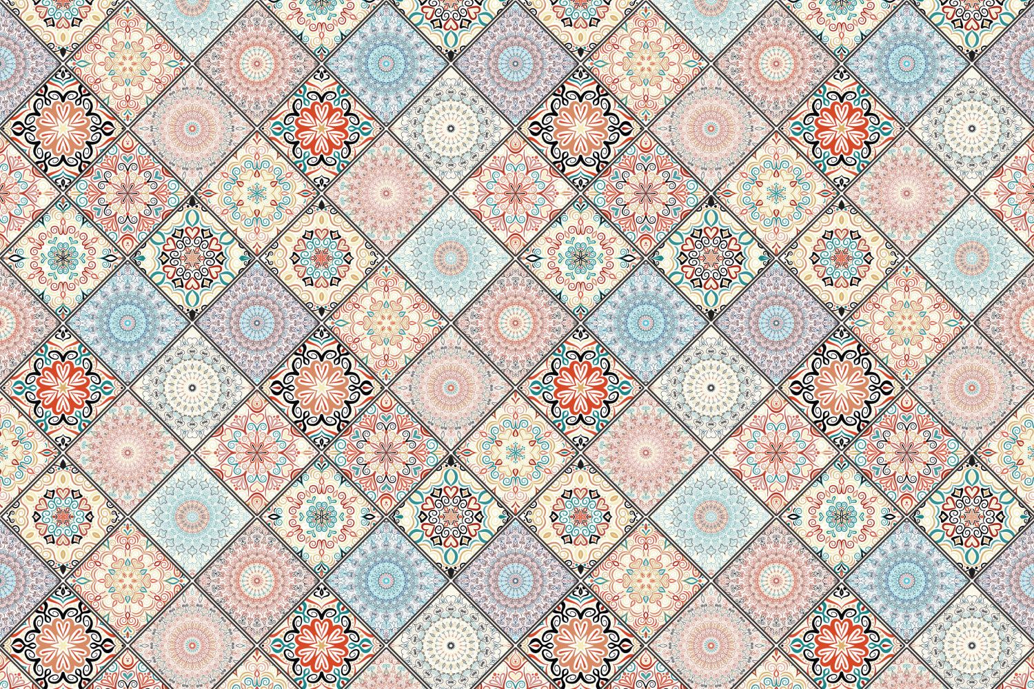 Badrückwand Patchwork