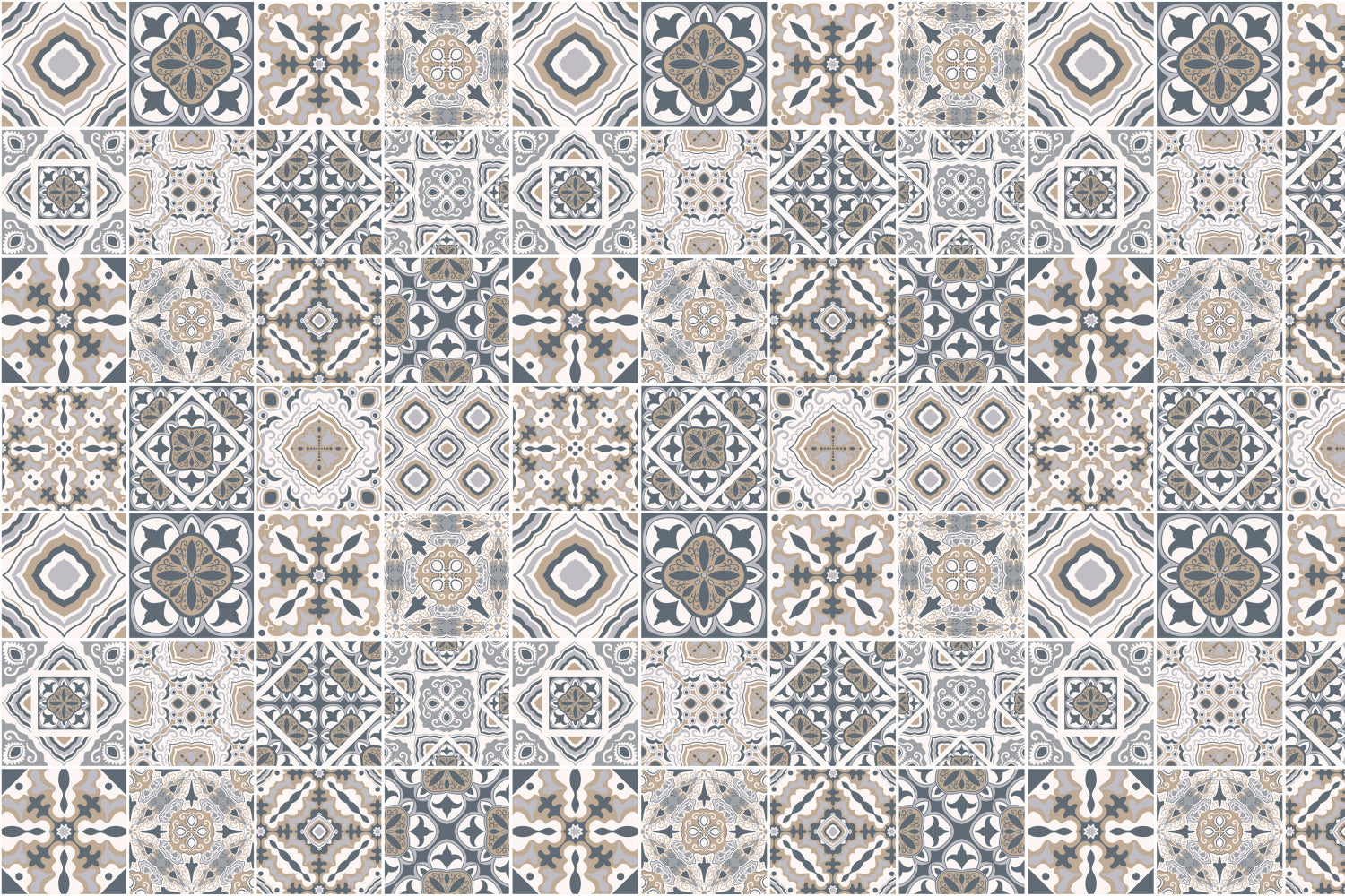 Badrückwand Patchwork