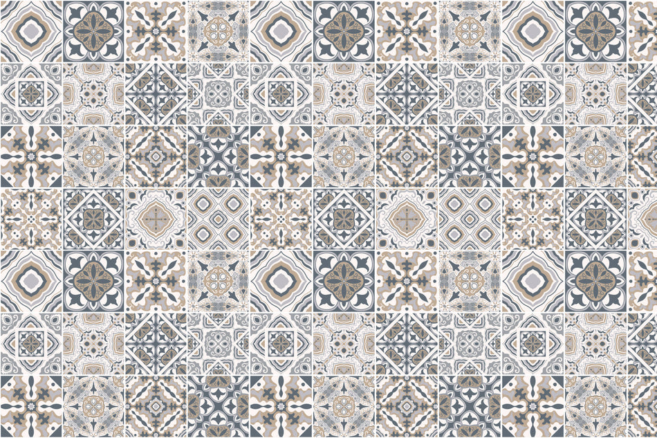 Badrückwand Patchwork