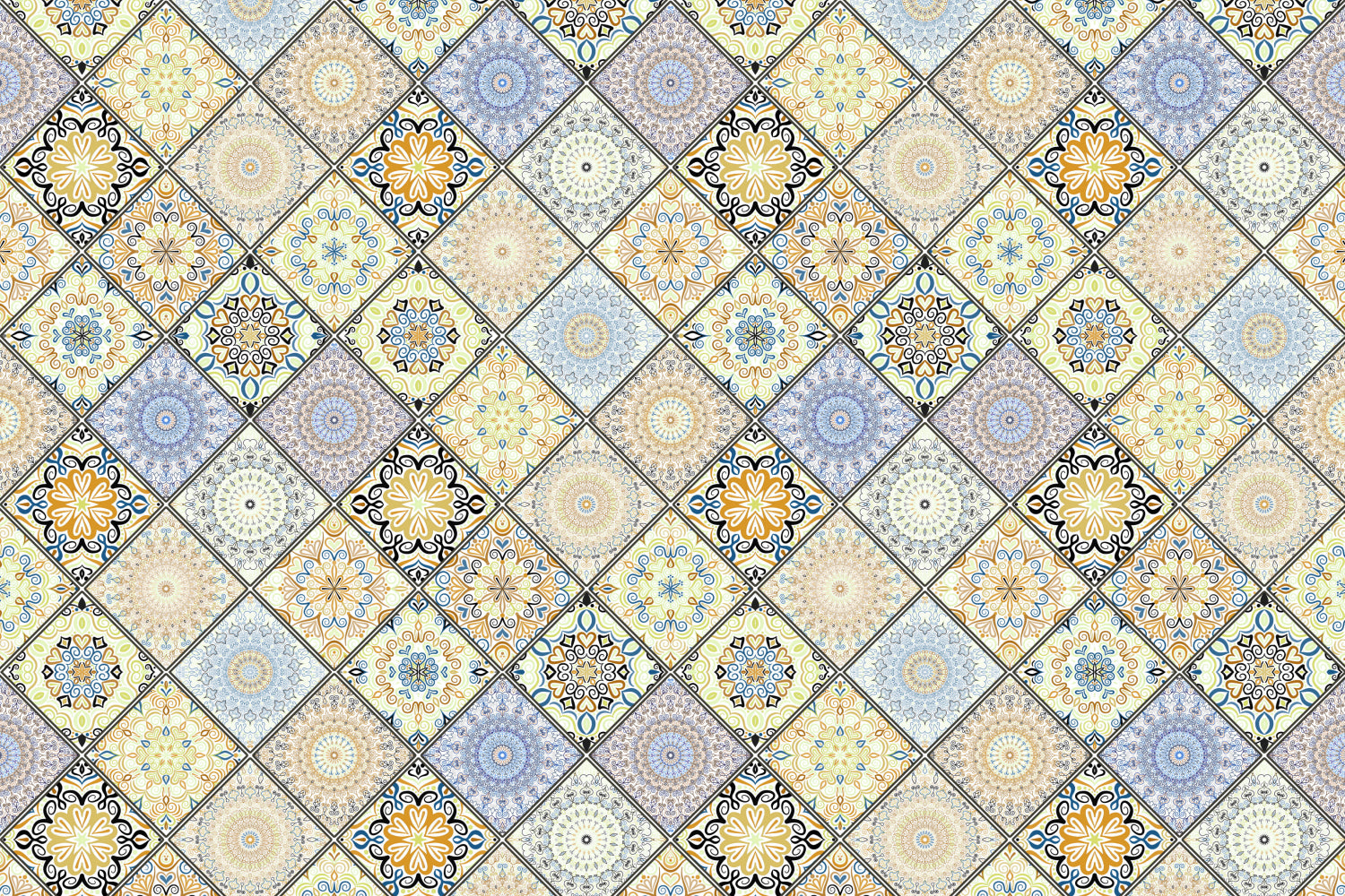 Waschbeckenrückwand Patchwork