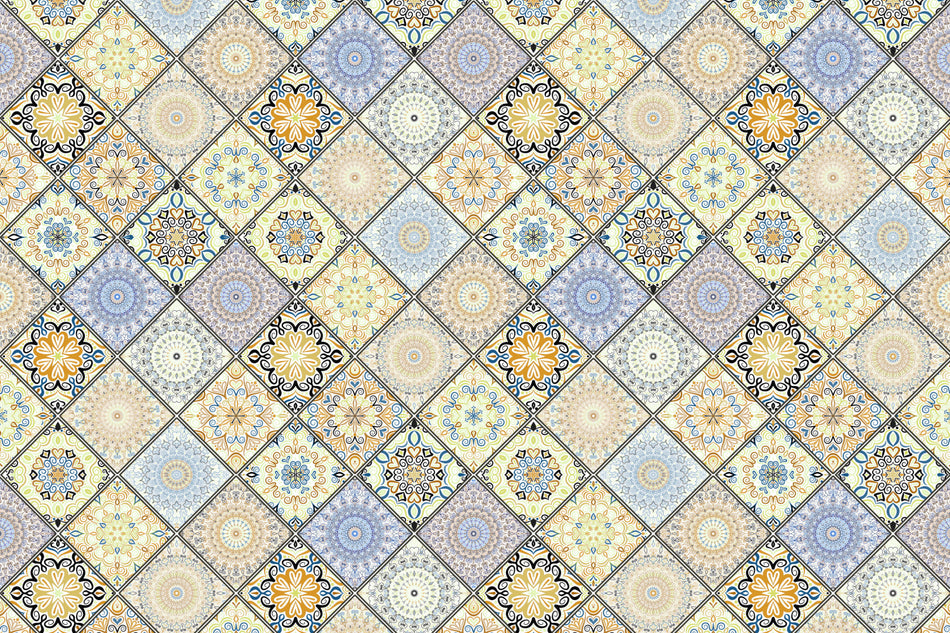 Badrückwand Patchwork