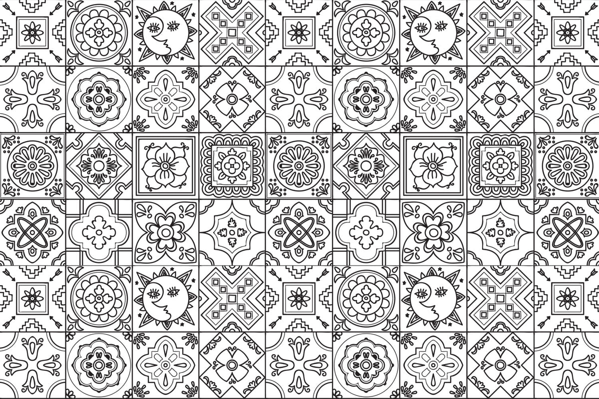 Waschbeckenrückwand Patchwork