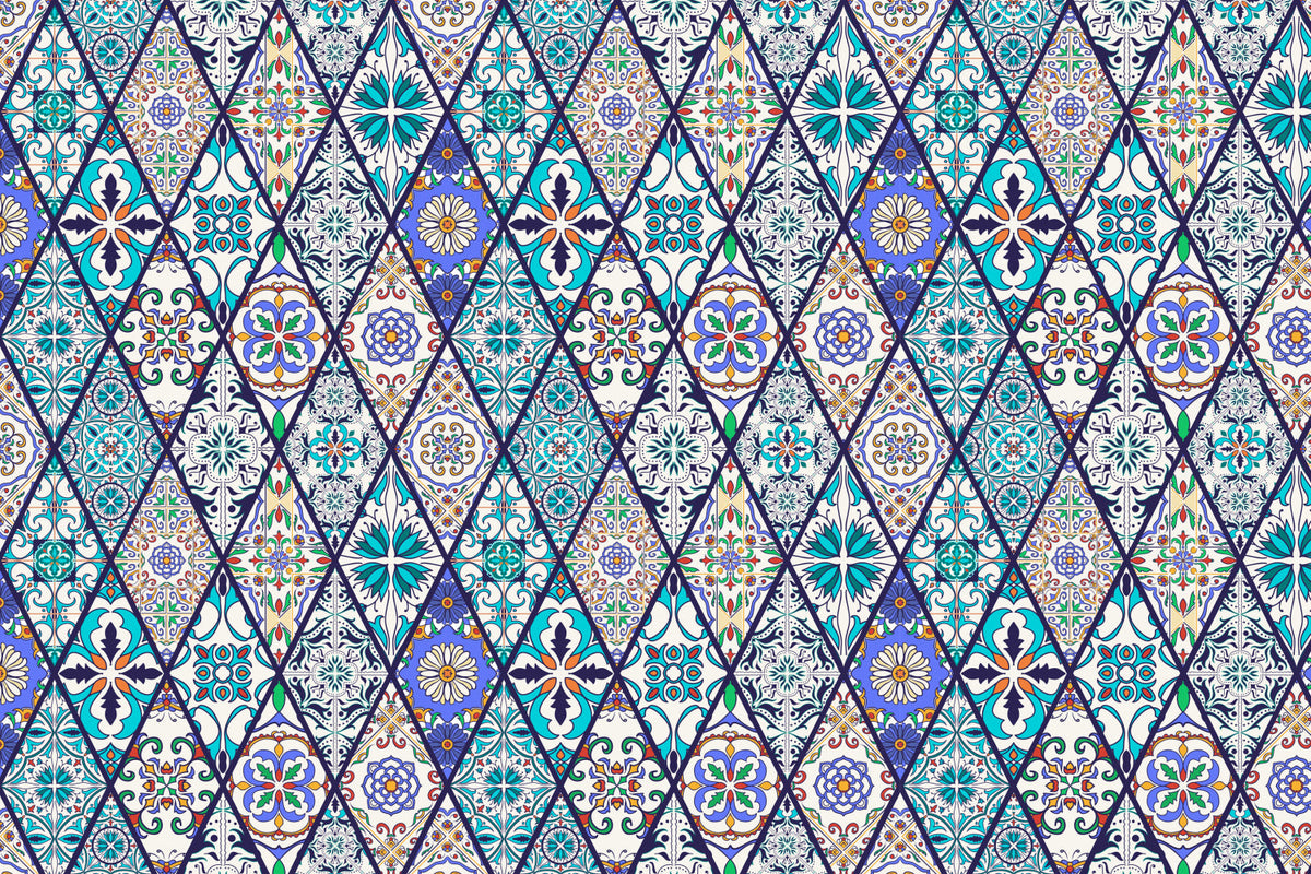 Badrückwand Patchwork