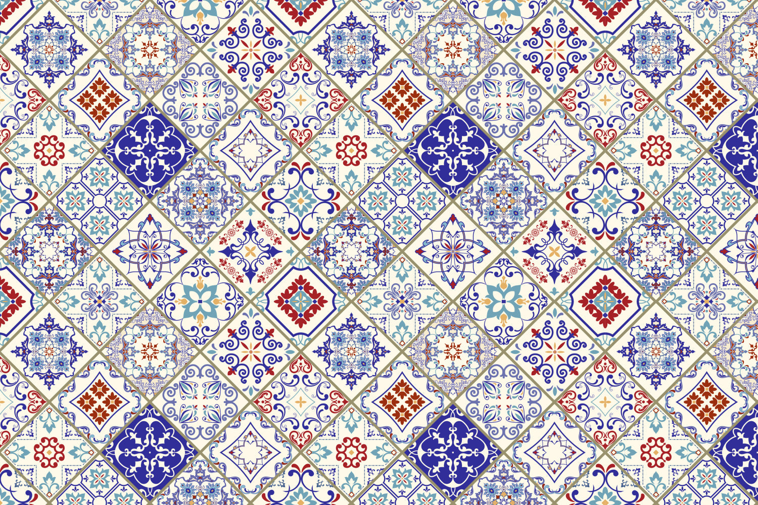 Badrückwand Patchwork