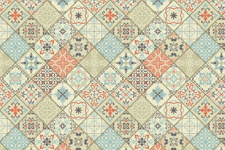 Badrückwand Patchwork
