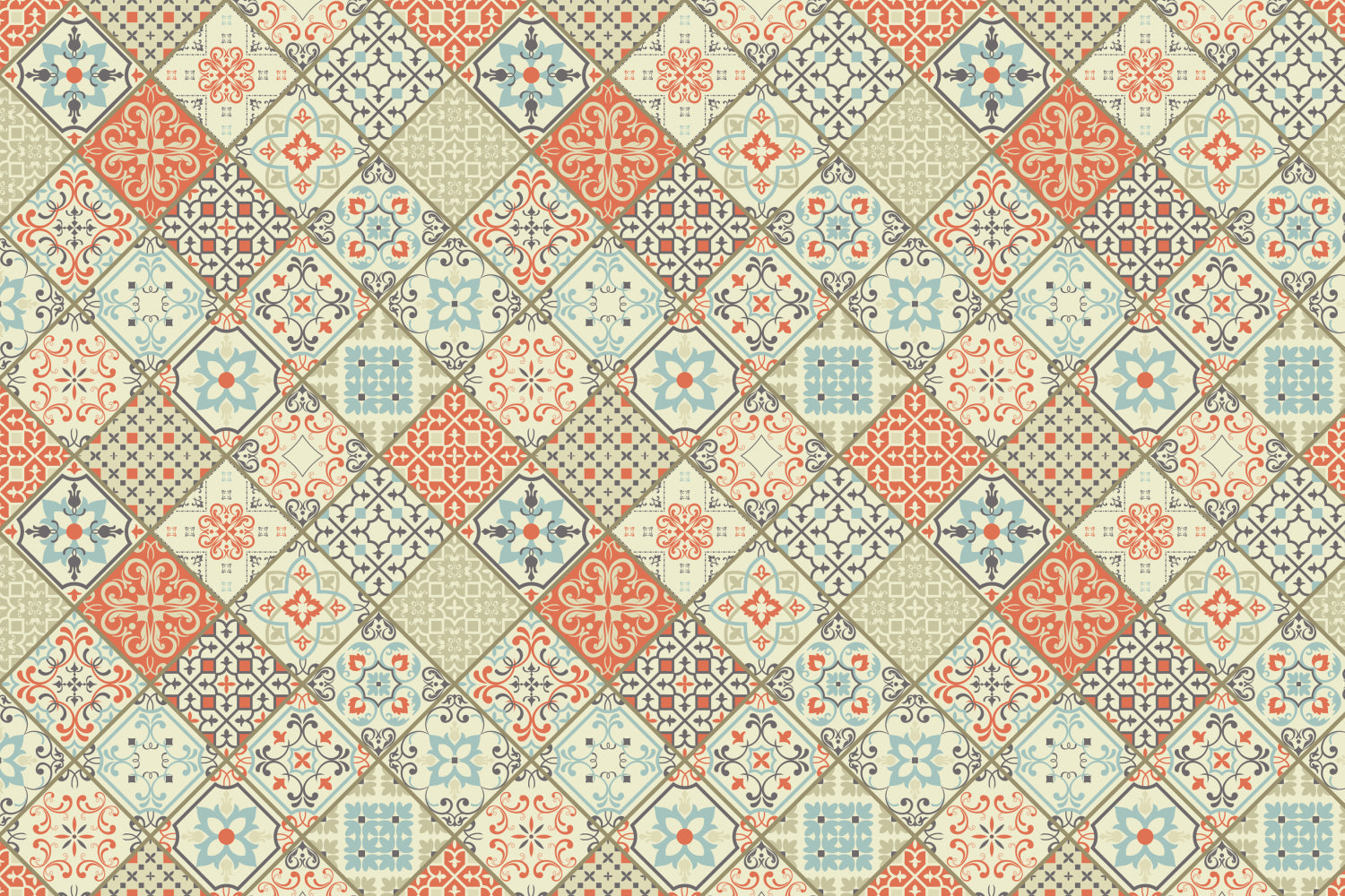 Badrückwand Patchwork