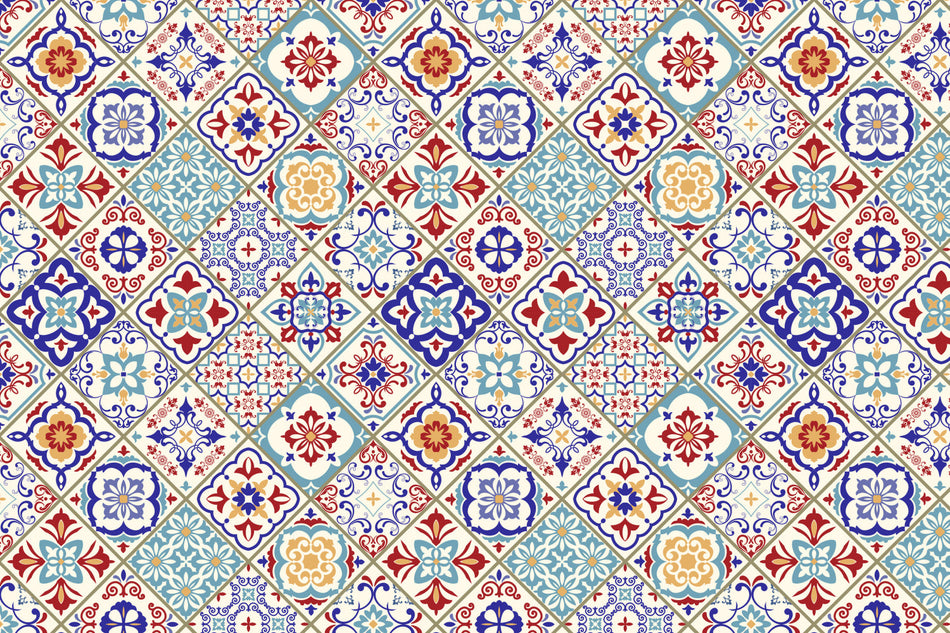 Badrückwand Patchwork