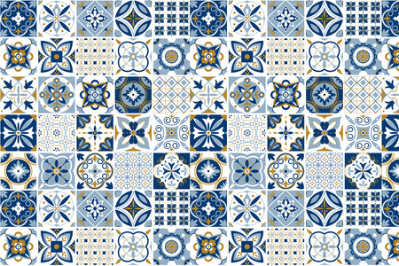 Waschbeckenrückwand Patchwork