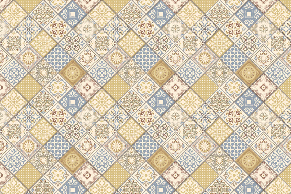 Badrückwand Patchwork