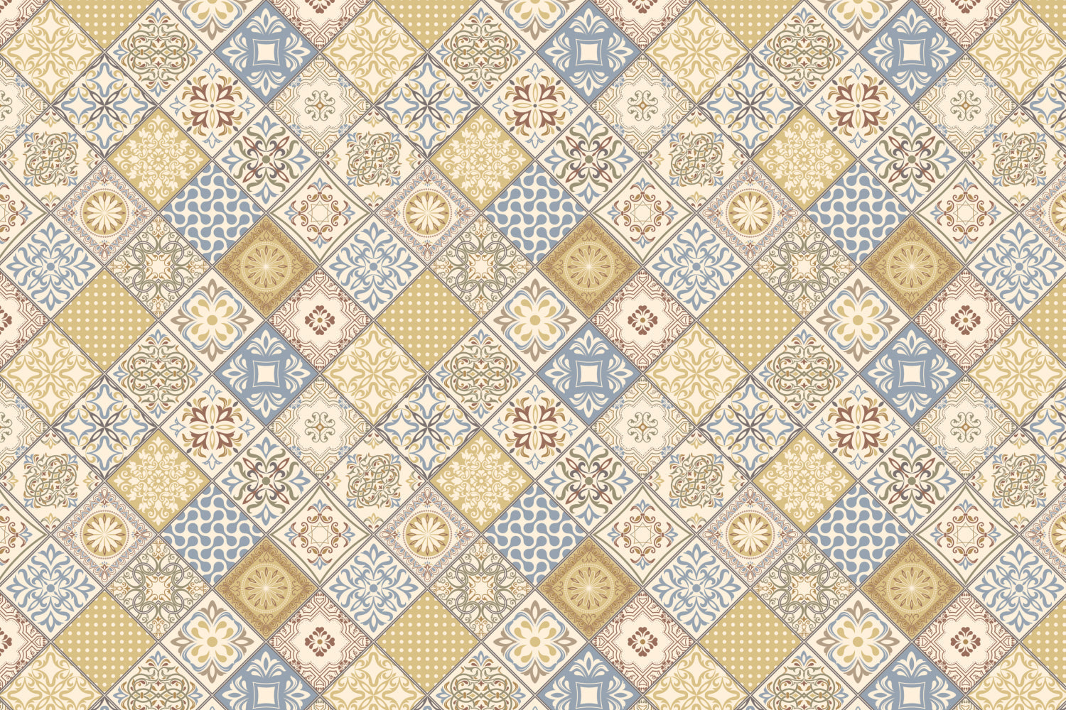 Waschbeckenrückwand Patchwork