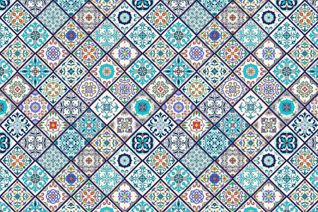 Waschbeckenrückwand Patchwork