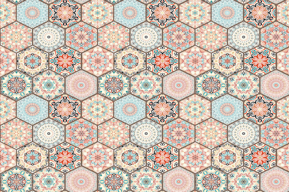 Waschbeckenrückwand Patchwork
